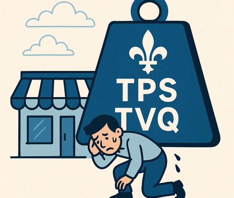 Les taxes, sans casse-tête : comprendre la   TPS/TVQ quand on a une petite entreprise